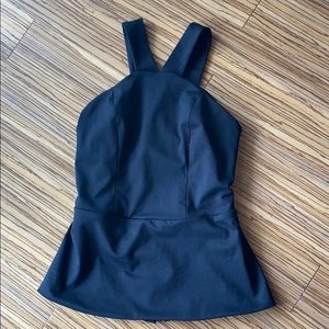 Fabletics black cut out top! small